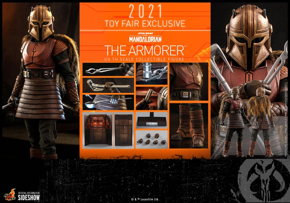 Hot Toys TMS 044 The Mandalorian The Armorer - Hot Toys (The Armorer) action figure collectible - Main Image 2