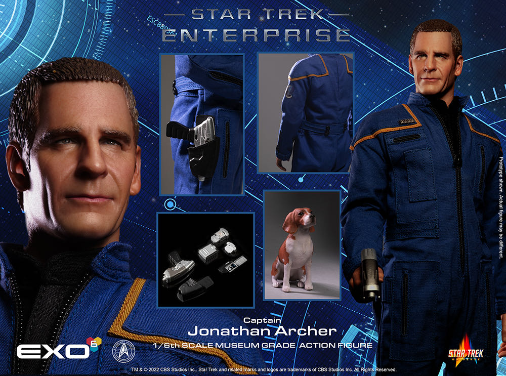 EXO-6 Star Trek Enterprise Captain Jonathan Archer - EXO-6 (Captain Jonathan Archer) action figure collectible - Main Image 3