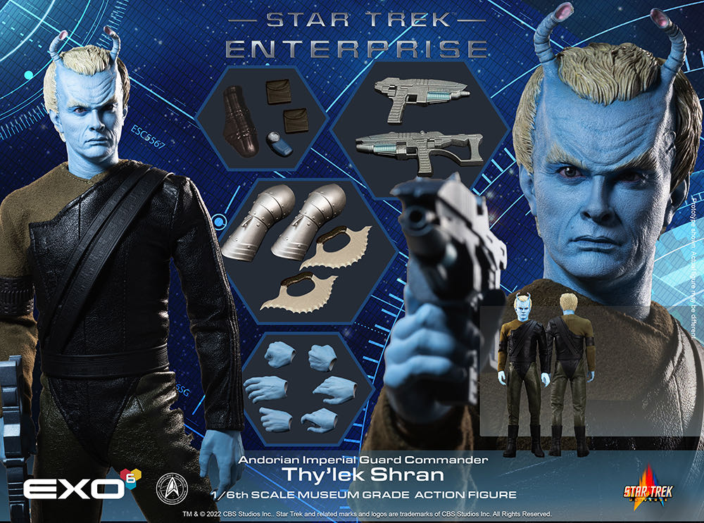 EXO-6 Star Trek Enterprise Thy’Lek Shran - EXO-6 (Thy’Lek Shran) action figure collectible - Main Image 2