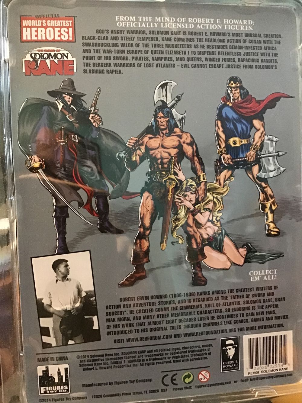 Solomon Kane - Official World’s Greatest Superheroes! action figure collectible [Barcode 728028229745] - Main Image 2