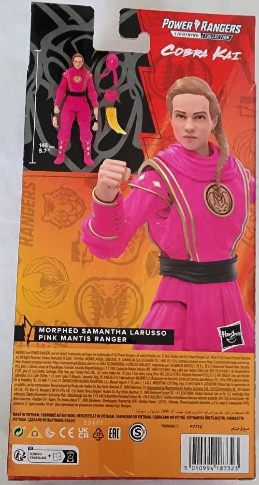 Hasbro Mighty Morphin Power Rangers: Samantha LaRusso-Pink Mantis Ranger - Hasbro (Power Rangers Lightning Collection) action figure collectible [Barcode 5010994187323] - Main Image 2