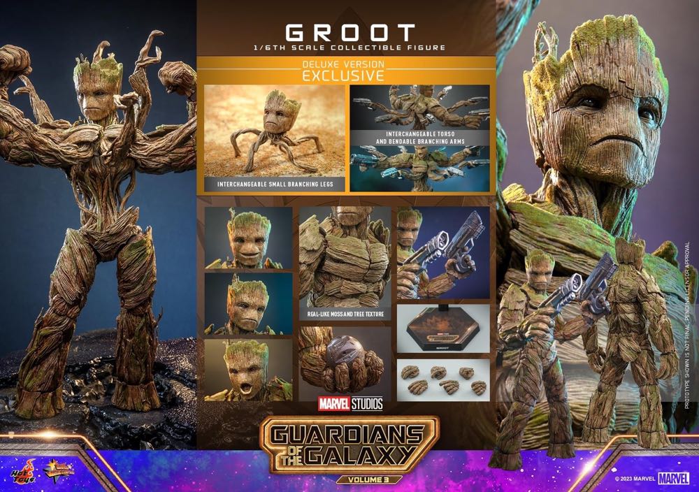 Groot - Hot Toys (Guardians Of The Galaxy Vol 3) action figure collectible - Main Image 4