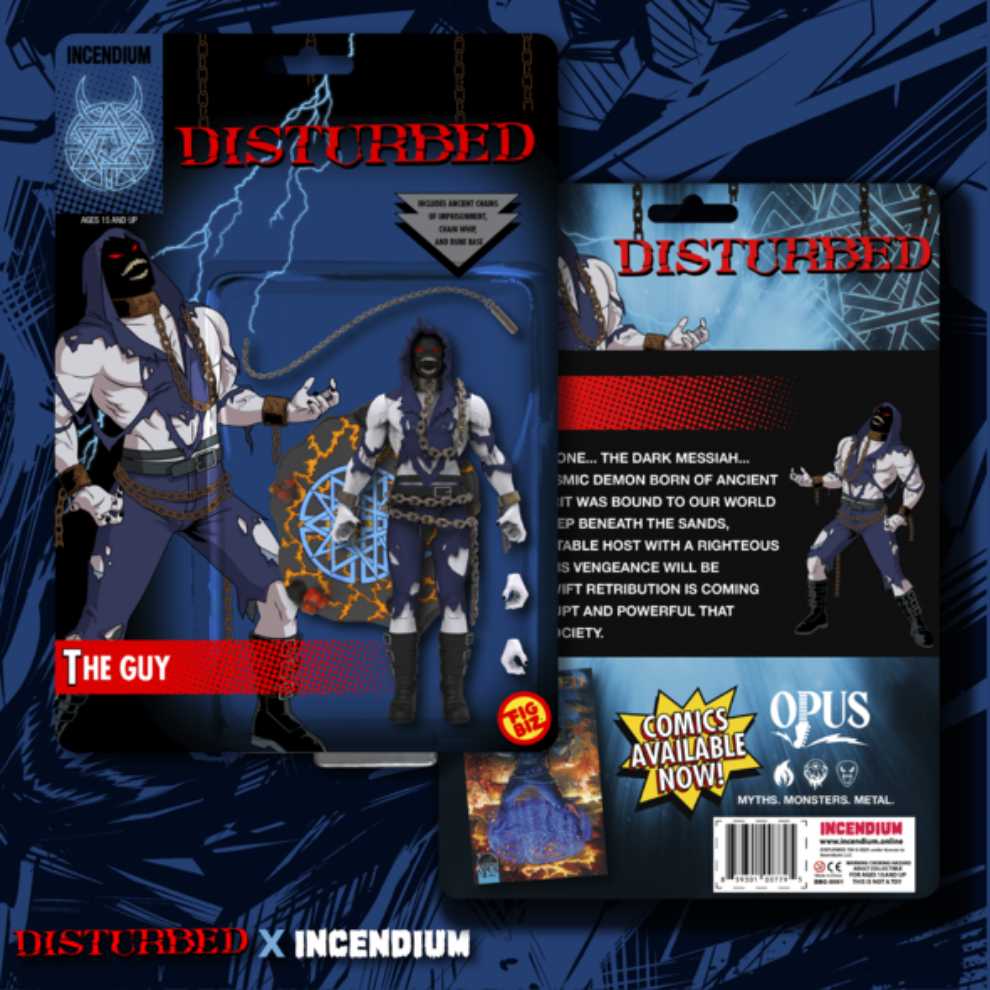 Incendium Disturbed The Guy Action Figure  - Incendium action figure collectible [Barcode 859301007795] - Main Image 2