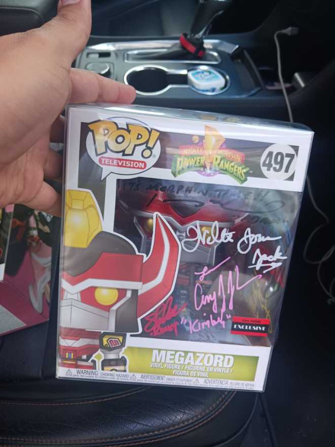 Funko Power Rangers Metallic Megazord 6 Inch Pop Vinyl Figure Aaa Anime Exclusive  action figure collectible [Barcode 889698265645] - Main Image 2