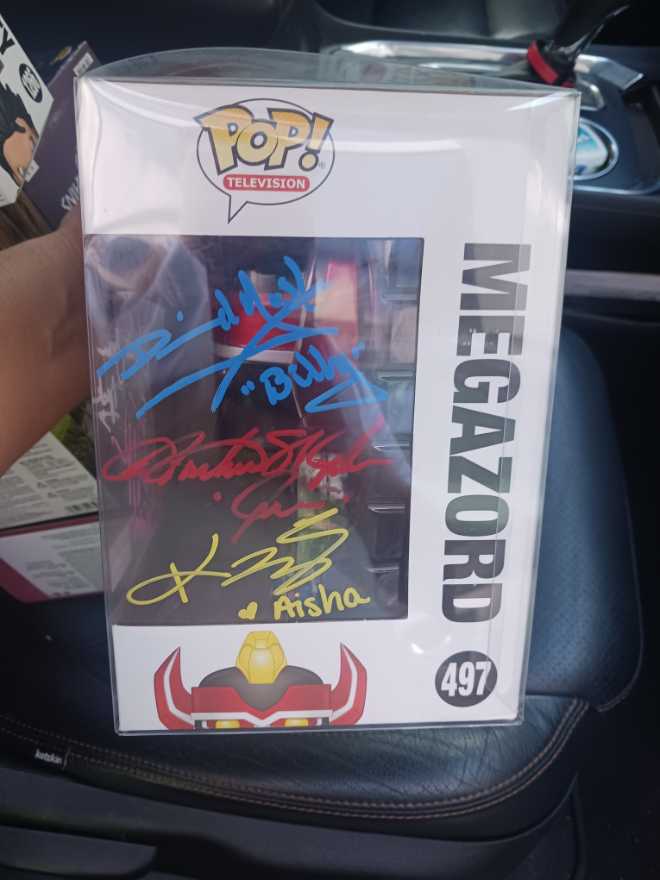 Funko Power Rangers Metallic Megazord 6 Inch Pop Vinyl Figure Aaa Anime Exclusive  action figure collectible [Barcode 889698265645] - Main Image 3