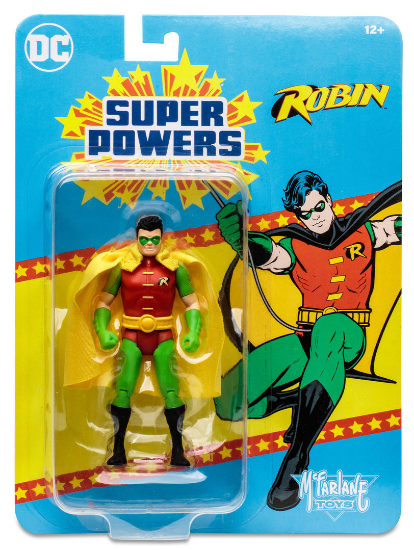 Robin (DC Super Powers) - McFarlane Toys / DC Direct (DC Super Powers 4”) action figure collectible [Barcode 787926157963] - Main Image 2
