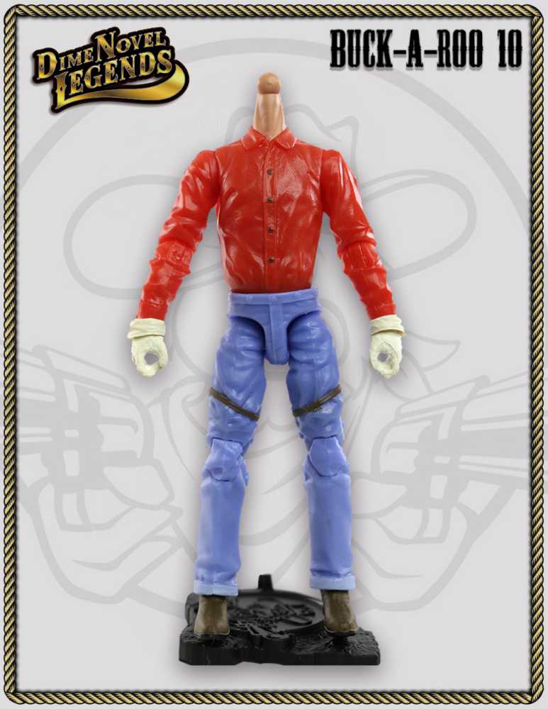 Dime Novel Legends Buck A Roos 10 - Chicken Fried Toys (Dime Novel Legends) action figure collectible - Main Image 2