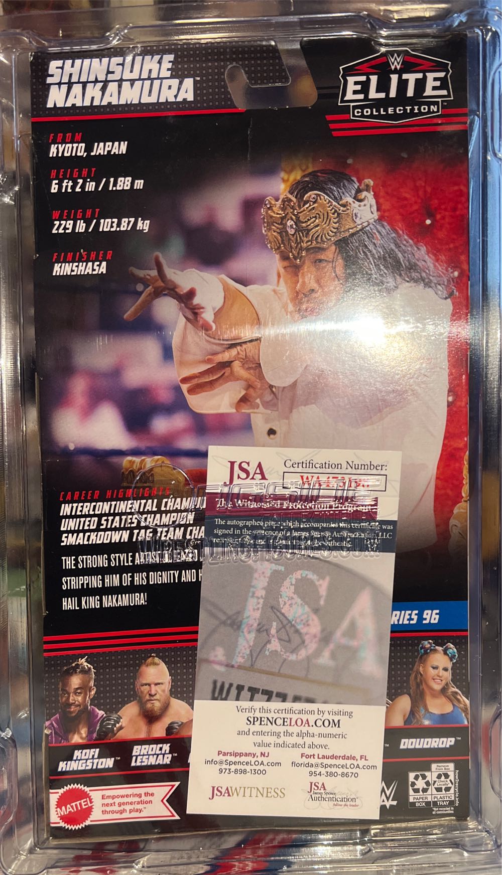 Shinsuke Nakamura - Mattel Wwe (WWE) action figure collectible - Main Image 2