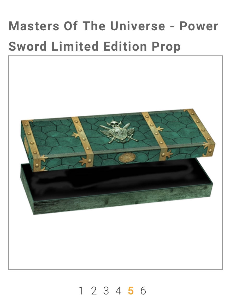 Factory Entertainment Masters Of The Universe Power Sword Limited Edition Prop Replica Silver - Factory Entertainment (1/1 Scale Replica) action figure collectible [Barcode 5060224089552] - Main Image 3