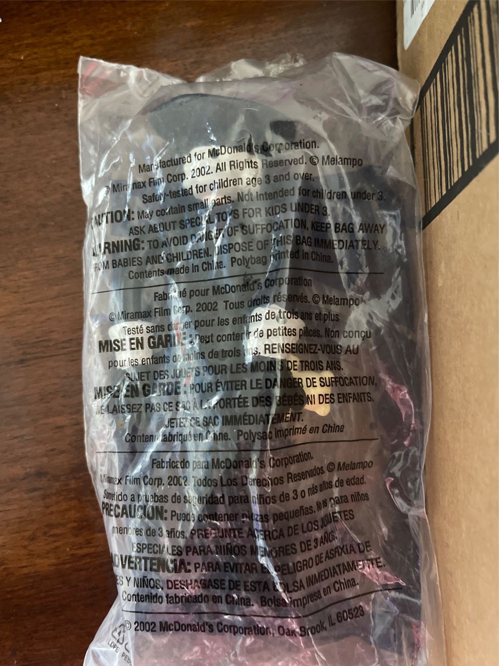 Mcdonalds Pinocchio - Miramax Film Corp action figure collectible - Main Image 2