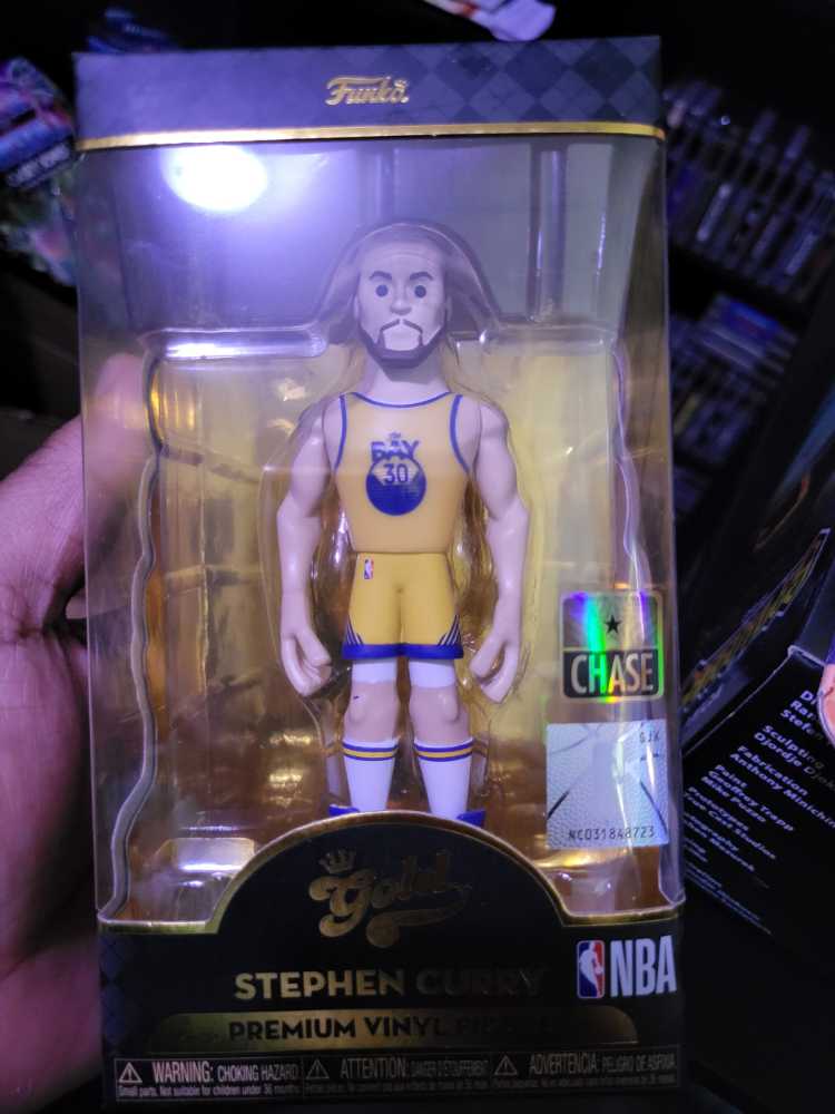 Steph Curry Chase - Funko (Funko Gold) action figure collectible [Barcode 889698593823] - Main Image 2