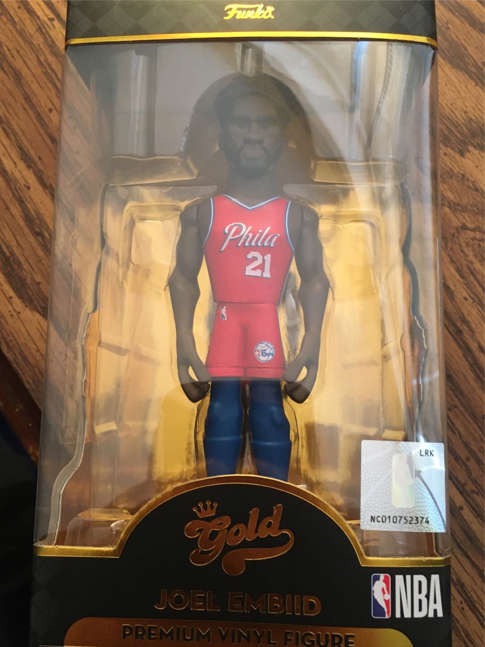 Funko Pop! Gold Nba: Sixers Joel Embiid 5” With Chase Styles May Vary - Funko (Funko Gold) action figure collectible [Barcode 889698614863] - Main Image 2