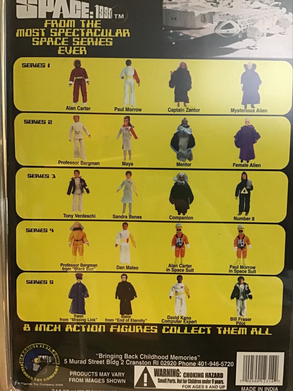 Space: 1999 (Classic Tv) - Tony Verdeschi Figure - Classic TV Toys (Space 1999) action figure collectible [Barcode 200500123142] - Main Image 2