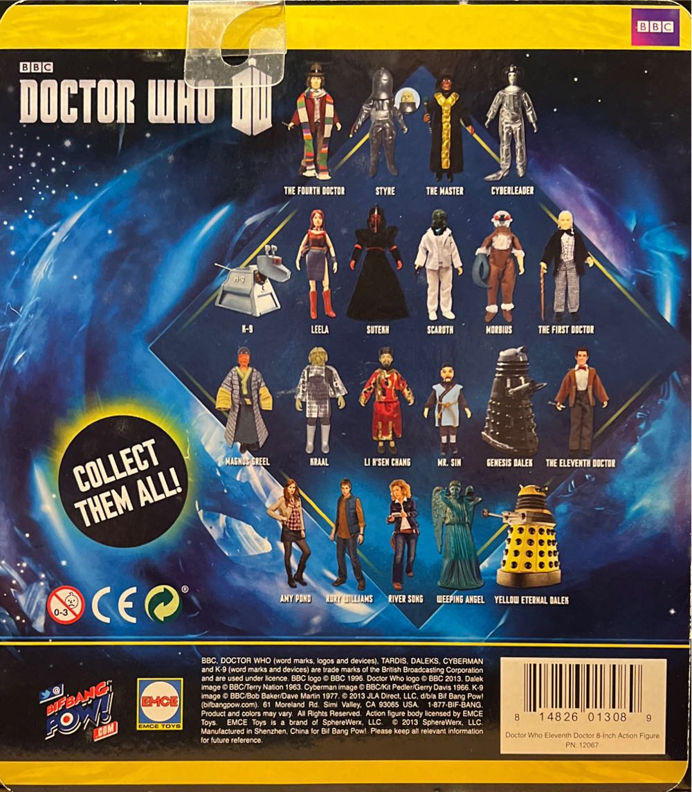 Doctor Who The Eleventh Doctor Big Bang Pow - Bif Bang Pow!/EMCE (BBC Doctor Who) action figure collectible [Barcode 814826013089] - Main Image 2