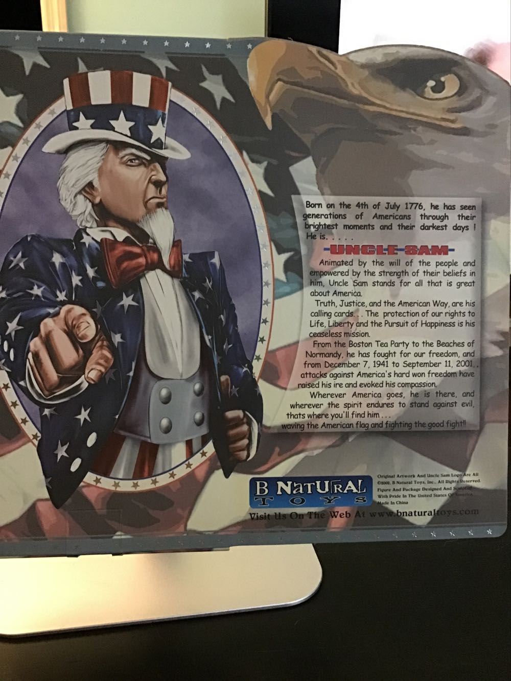 U.S.Uncle Sam - B Natural Toys (Uncle Sam) action figure collectible - Main Image 2