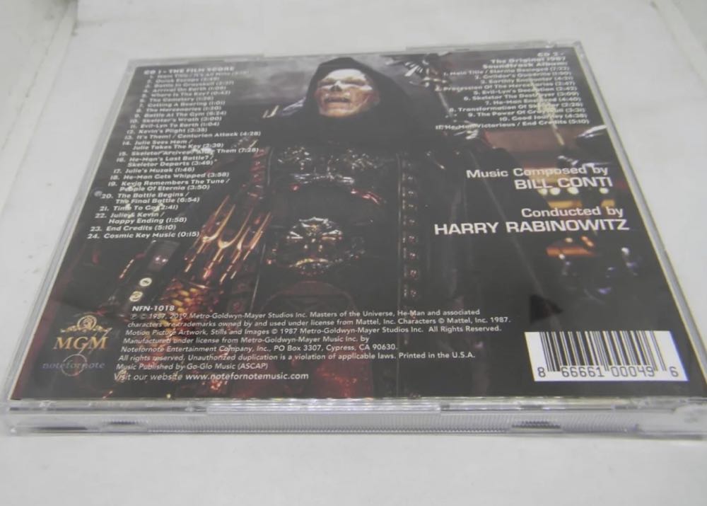 Masters Of The Universe (Original MGM Motion Picture Soundtrack) - Notefornote Music (Music) action figure collectible [Barcode 866661000496] - Main Image 4