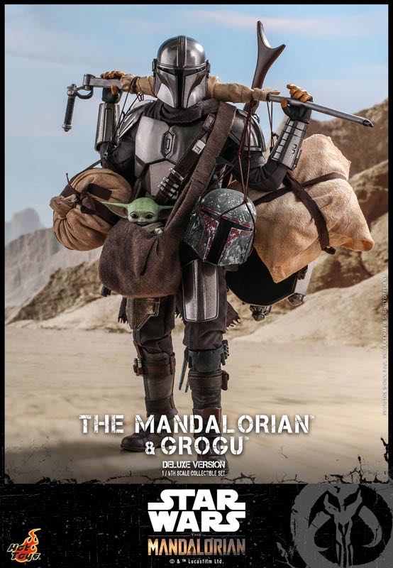 Mandalorian And GG (2023) Deluxe - Hot Toys (Star Wars) action figure collectible - Main Image 2