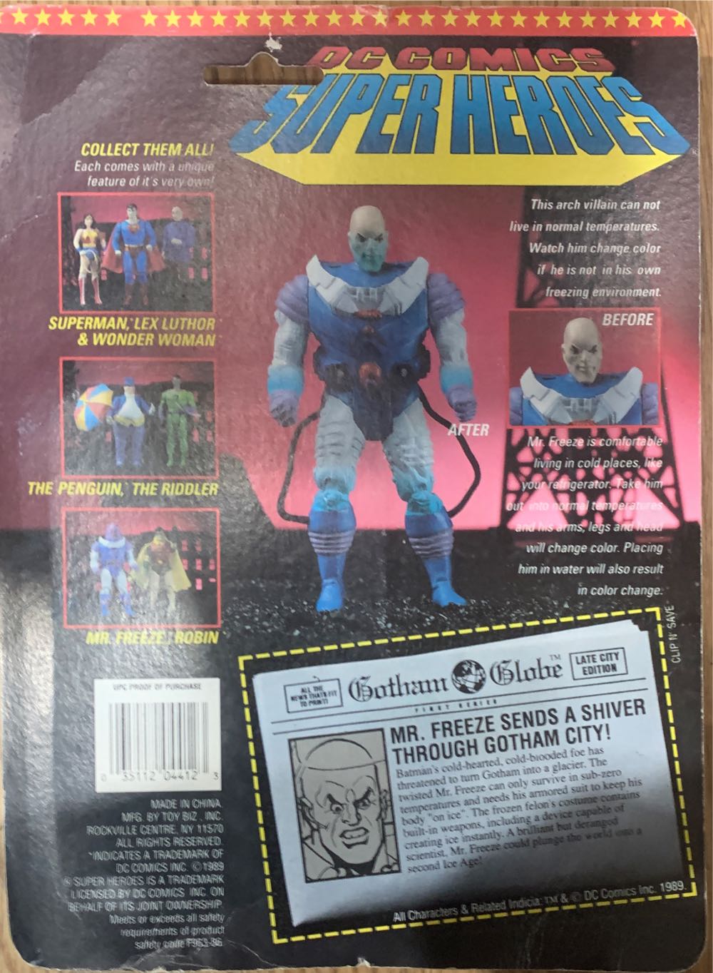 Dc Comics Super Heroes - Toy Biz (DC Comics Super Heroes) action figure collectible [Barcode 035112044123] - Main Image 2