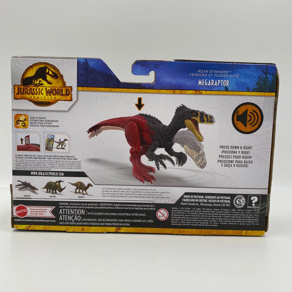 Jurassic World: Megaraptor - Mattel (Jurassic World Dominion) action figure collectible - Main Image 3