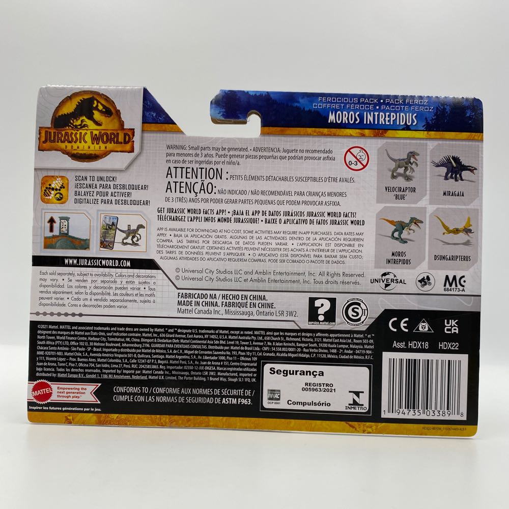 Jurassic World: Moros Intrepidus - Mattel (Jurassic World Dominion) action figure collectible - Main Image 3