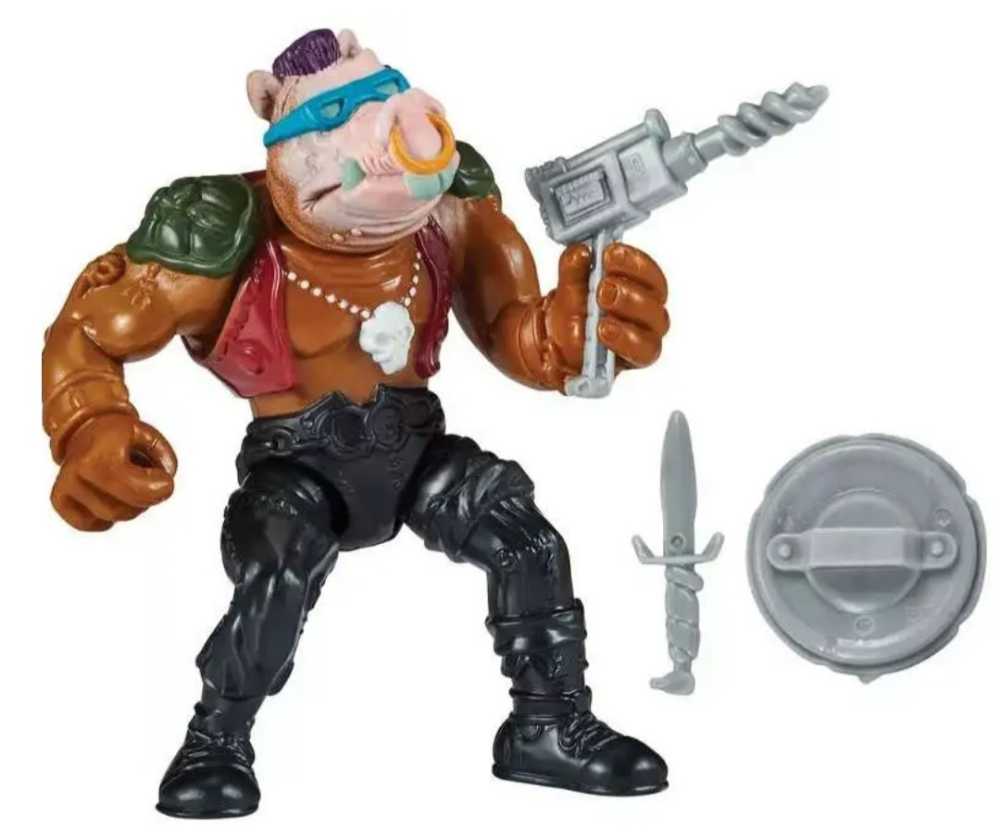 Teenage Mutant Ninja Turtles (2022 Playmates Re-Issue) Bebop - Playmates Toys (Teenage Mutant Ninja Turtles - Classics) action figure collectible [Barcode 043377810087] - Main Image 4