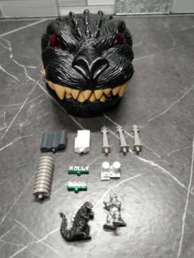 Godzilla Micro Battle Playsets - Godzilla VS. Mechagodzilla in Los Angeles - Trendmasters (Godzilla) action figure collectible - Main Image 4