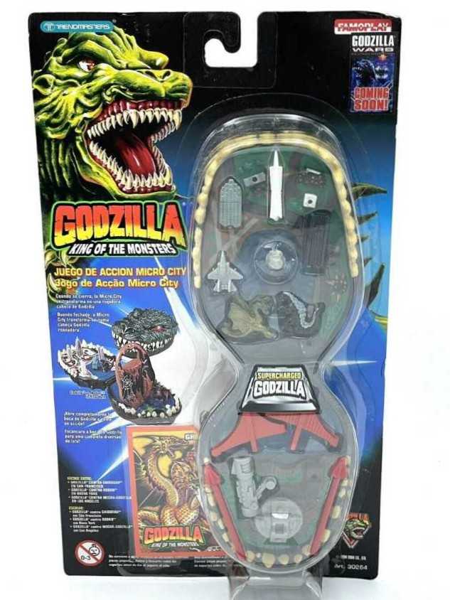 Godzilla Micro Battle Playsets - Godzilla VS. King Ghidorah in San Francisco - Trendmasters (Godzilla) action figure collectible - Main Image 3