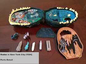 Godzilla Micro Battle Playsets - Godzilla VS. Rodan in New York City - Trendmasters (Godzilla) action figure collectible - Main Image 2