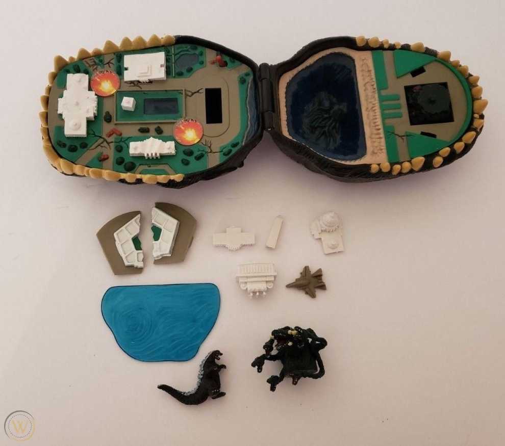 Godzilla Micro Battle Playsets - Godzilla VS. Biollante in Washington D.C. - Trendmasters (Godzilla) action figure collectible - Main Image 2