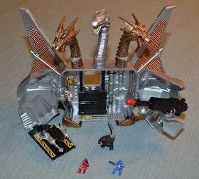 Godzilla Micro Battle Playsets - Godzilla VS. G-Force in Mecha-King Ghidorah Central Command - Trendmasters (Godzilla) action figure collectible - Main Image 2