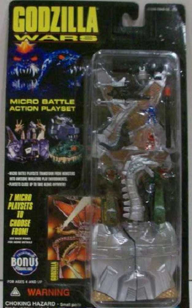 Godzilla Micro Battle Playsets - Godzilla VS. G-Force in Mecha-King Ghidorah Central Command - Trendmasters (Godzilla) action figure collectible - Main Image 3