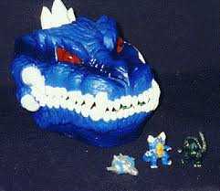 Godzilla Micro Battle Playsets - Godzilla VS. Spacegodzilla in Tokyo - Trendmasters (Godzilla) action figure collectible - Main Image 3