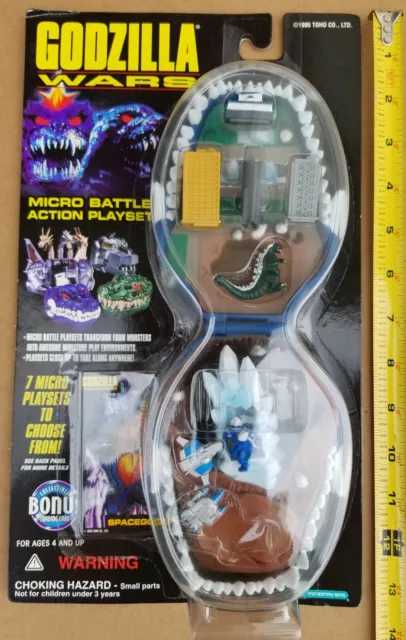 Godzilla Micro Battle Playsets - Godzilla VS. Spacegodzilla in Tokyo - Trendmasters (Godzilla) action figure collectible - Main Image 4