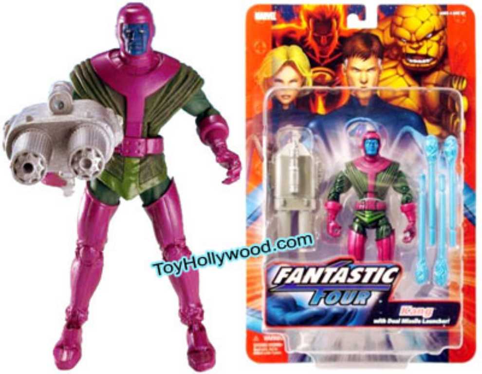 Toybiz Fantastic Four Classics Kang  action figure collectible [Barcode 035112723141] - Main Image 2
