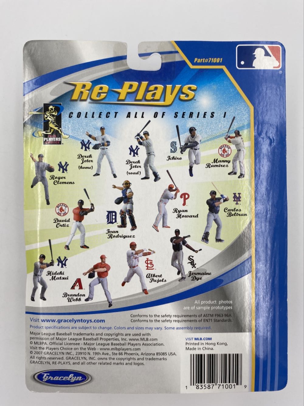 MLB: Derek Jeter - Gracelyn (Re-Plays) action figure collectible - Main Image 3