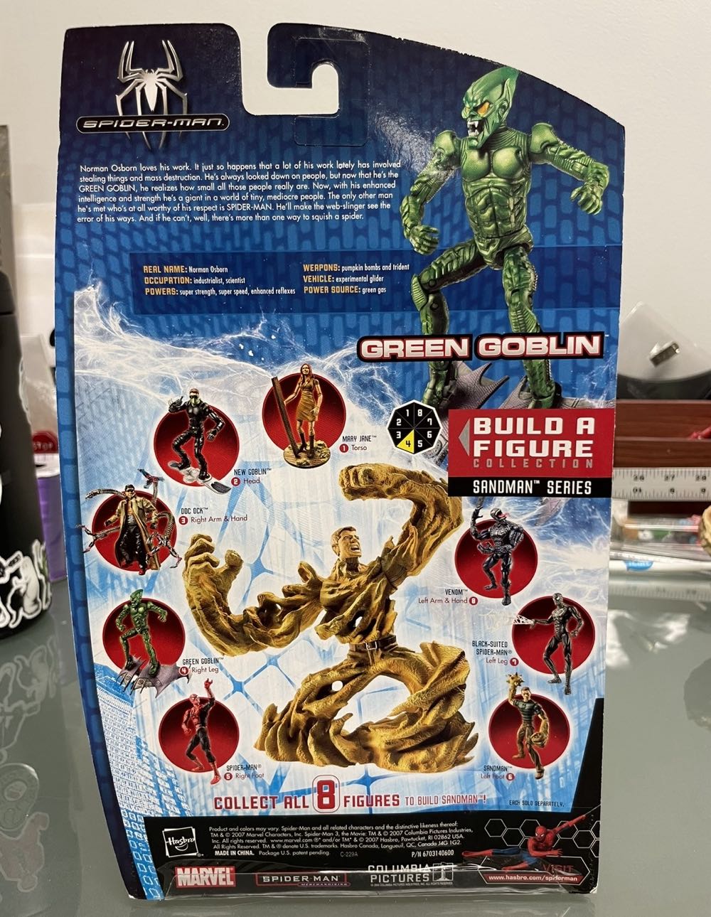 Green Goblin - Marvel Legends (Marvel (Spider-Man Movies - Raimi)) action figure collectible [Barcode 653569258285] - Main Image 3