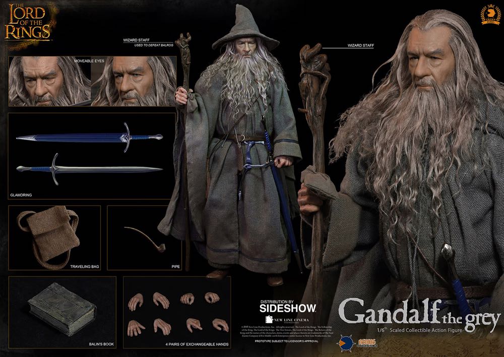 Gandalf The Grey - Asmus Toys action figure collectible - Main Image 4