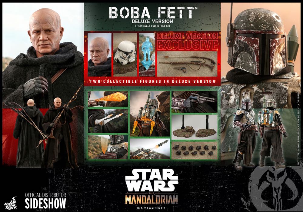 Boba Fett Deluxe Set (The Mandalorian S2) - Hot Toys action figure collectible - Main Image 4