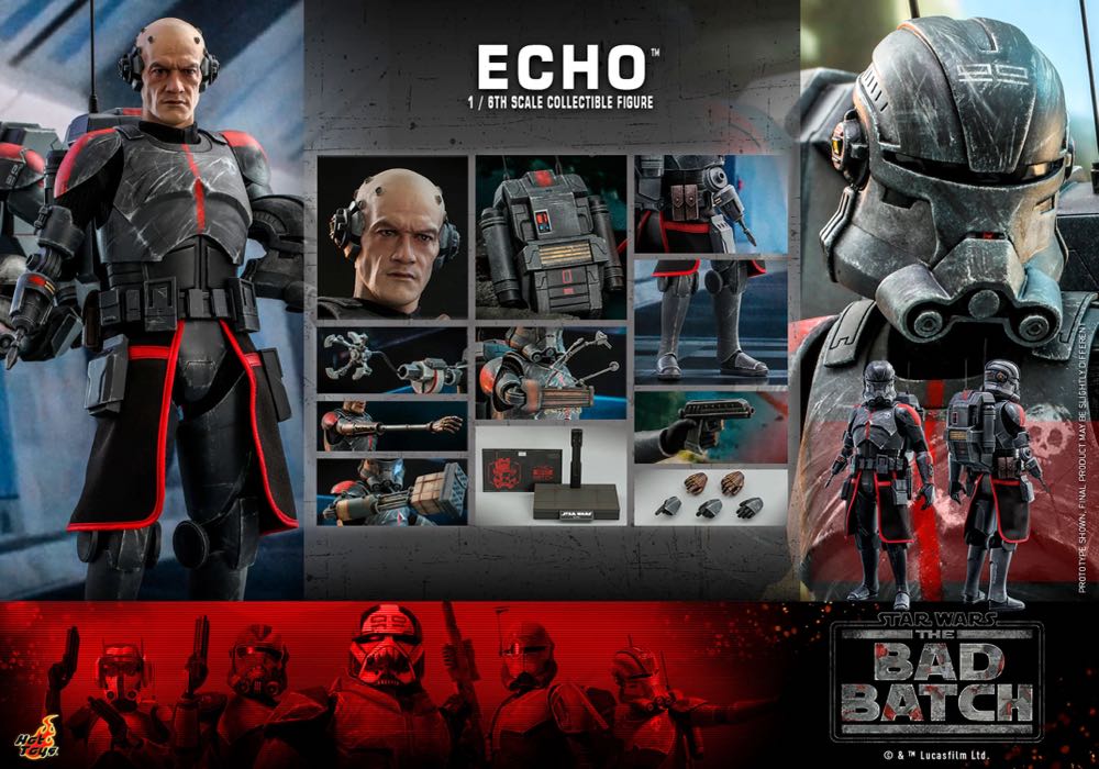 The Bad Batch - Echo - Hot Toys action figure collectible - Main Image 4