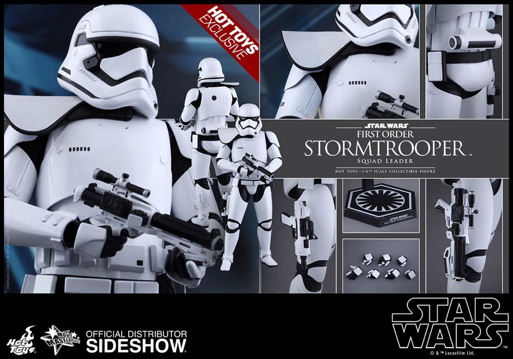 First Order Stormtrooper Squad Leader - Hot Toys action figure collectible - Main Image 4
