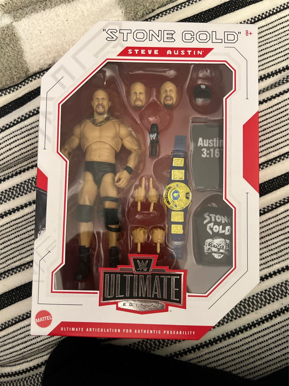 Stone Cold Steve Austin (Ultimate) - Mattel (WWE) (WWE Ultimate Edition) action figure collectible - Main Image 2