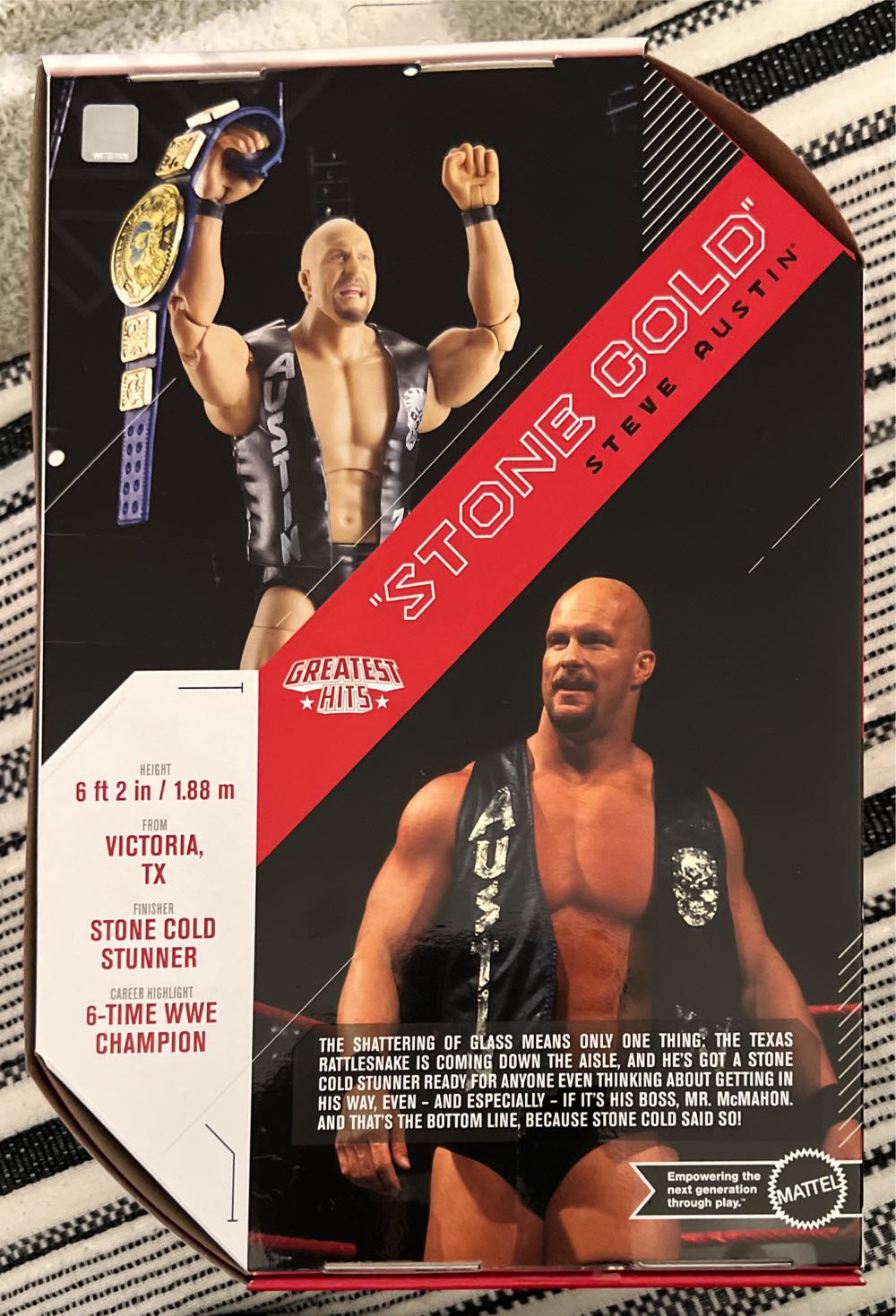 Stone Cold Steve Austin (Ultimate) - Mattel (WWE) (WWE Ultimate Edition) action figure collectible - Main Image 3
