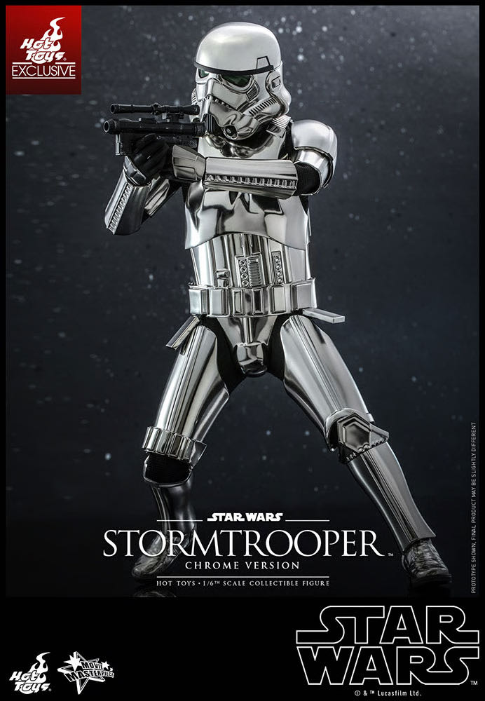 Stormtrooper (Chrome Version) - Hot Toys action figure collectible - Main Image 2