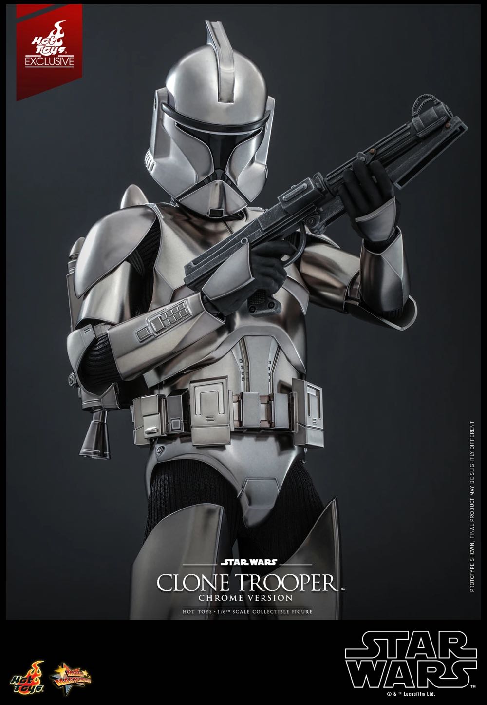 Clone Trooper (Chrome Version) - Hot Toys action figure collectible - Main Image 2