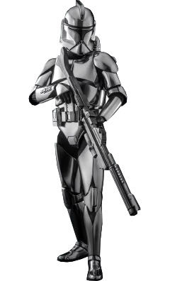 Clone Trooper (Chrome Version) - Hot Toys action figure collectible - Main Image 3