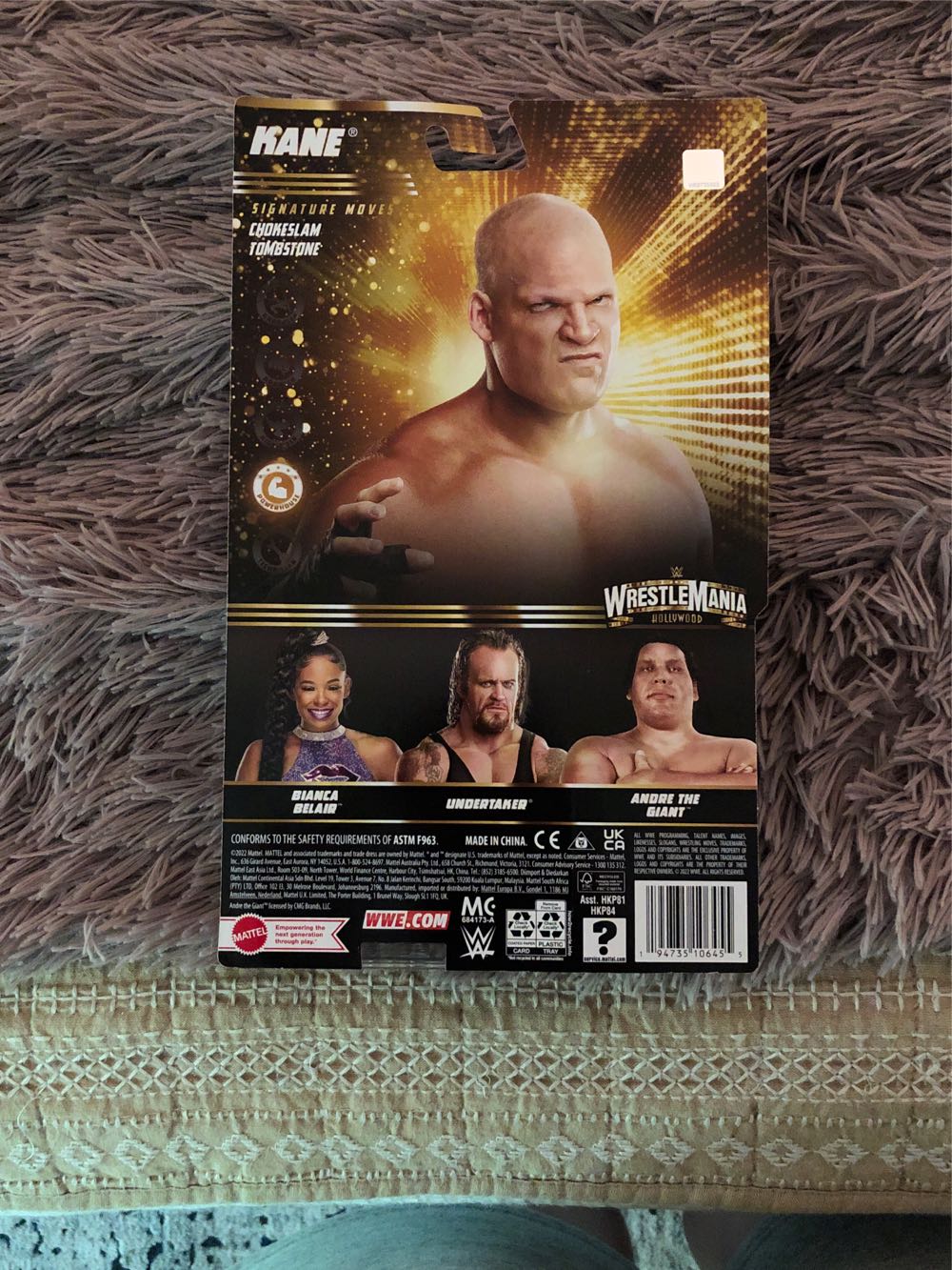 Kane (Basic) - Mattel action figure collectible [Barcode 194735106455] - Main Image 2