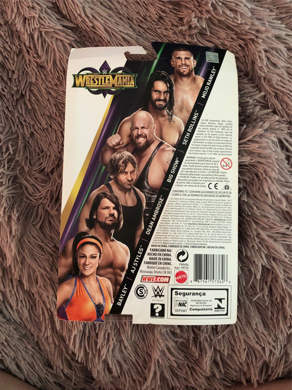 Dean Ambrose (Basic) - Mattel action figure collectible [Barcode 887961573626] - Main Image 2