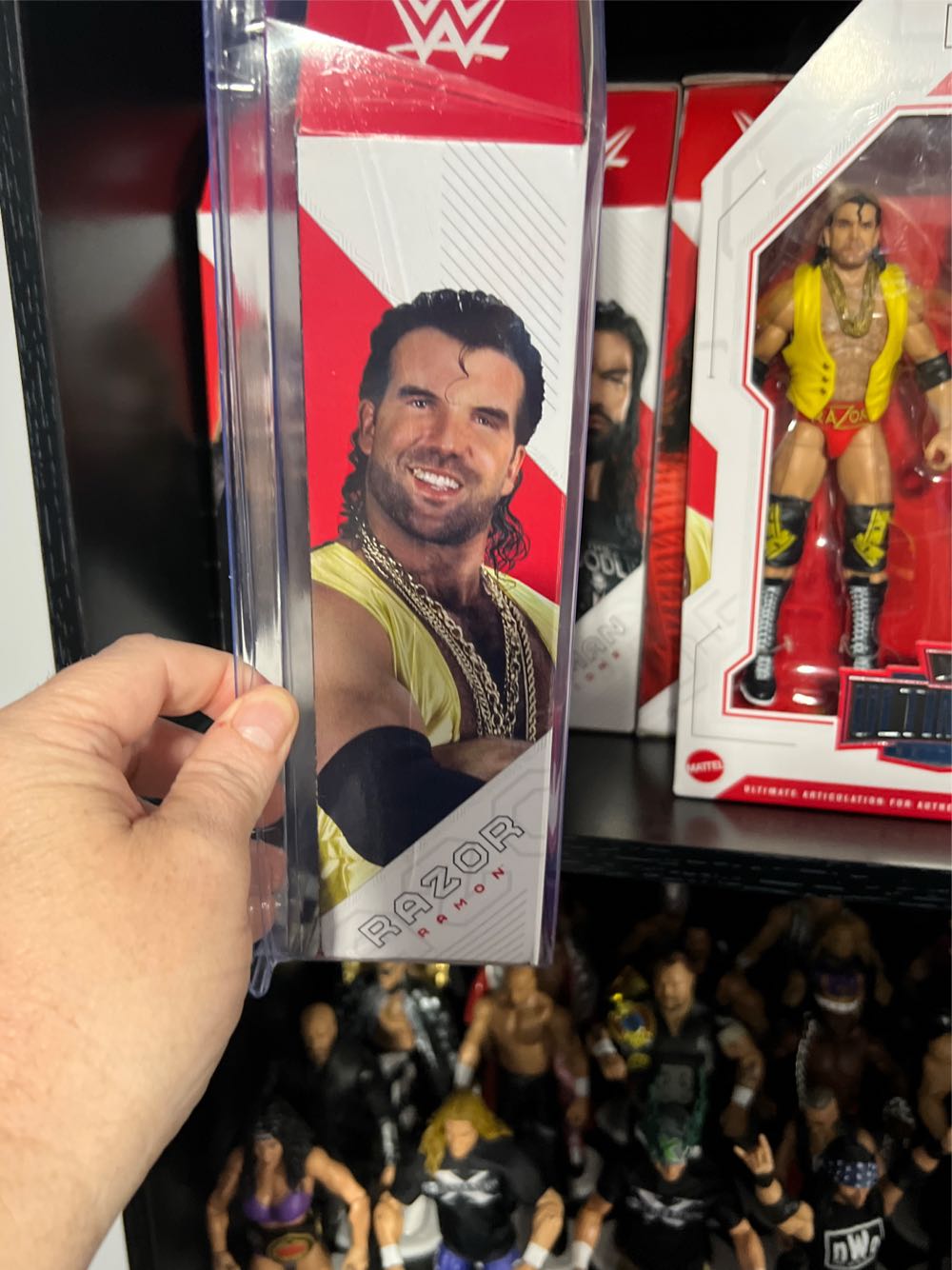 Razor Ramon Chase) - Mattel (WWE Ultimate Edition 16) action figure collectible [Barcode 194735107667] - Main Image 4