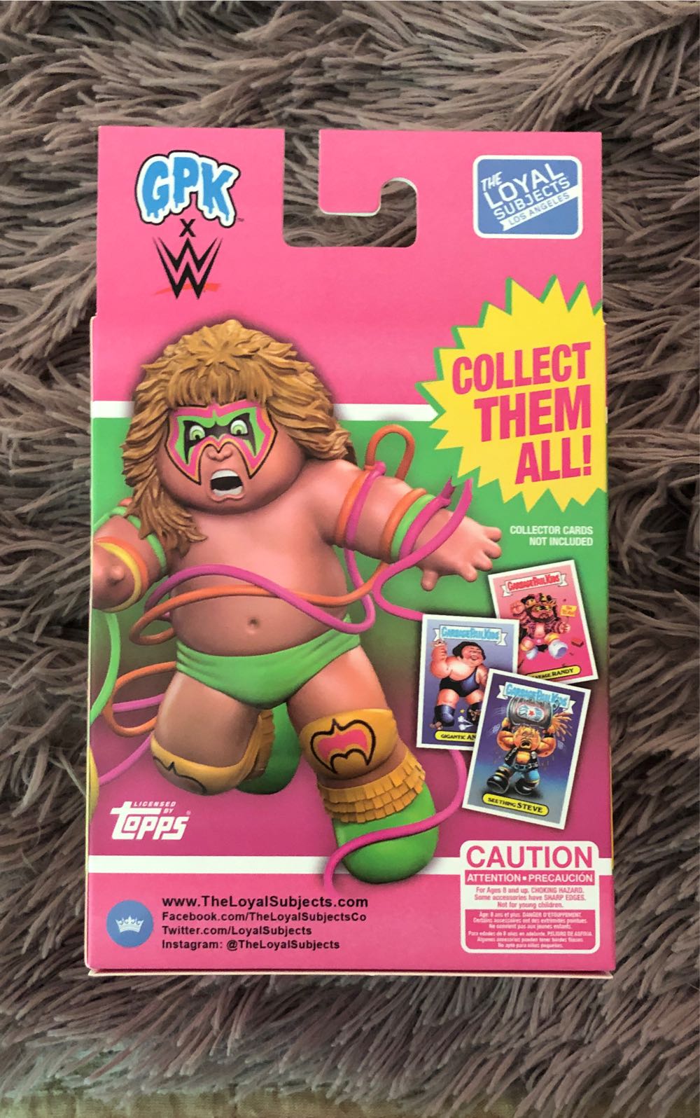 Unraveled Warrior (GPK) - Topps (GPK x WWE) action figure collectible [Barcode 850018355391] - Main Image 2