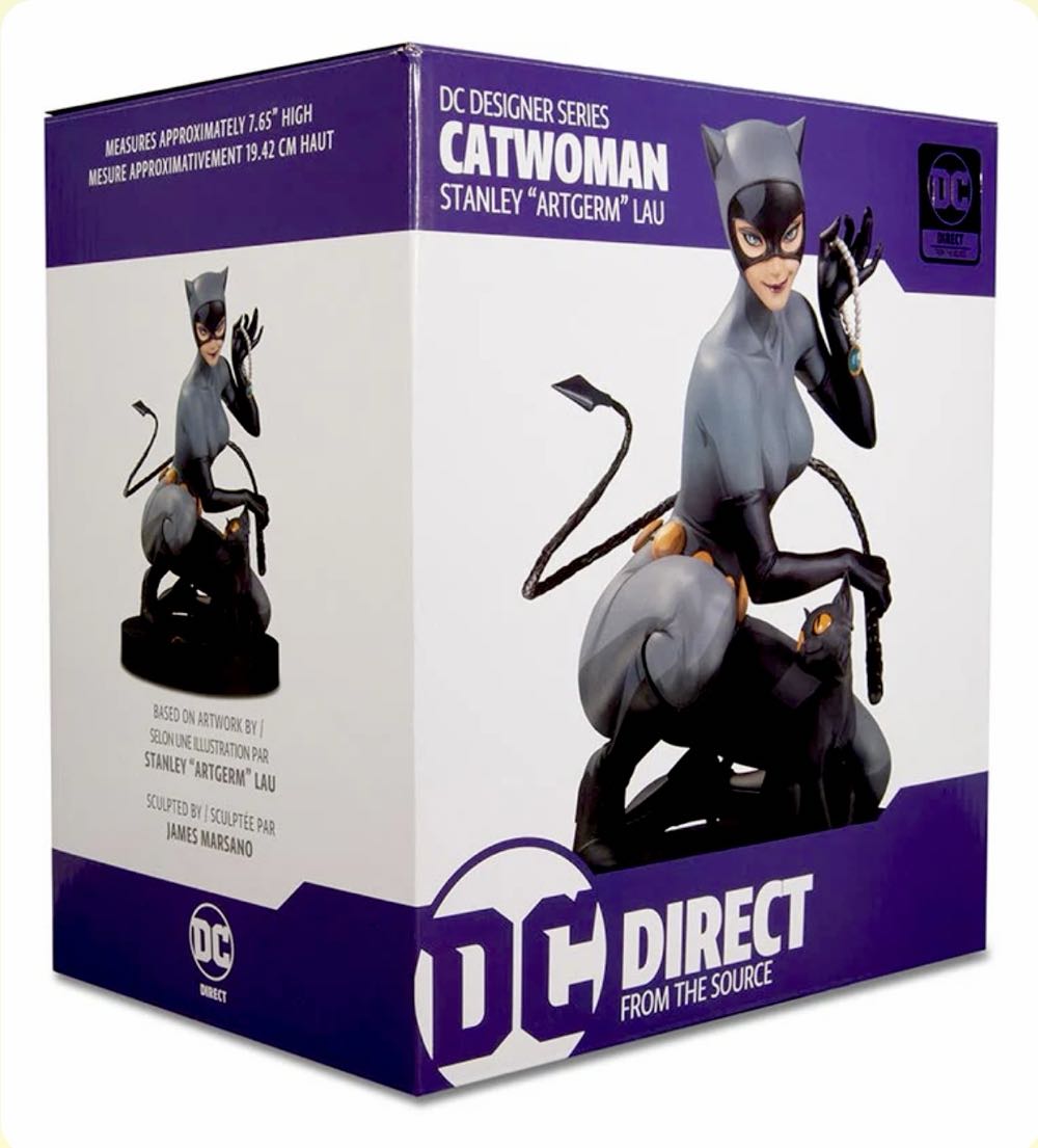 DC Designer Series: Catwoman by Stanley “Artgerm” Lau (0037/3504) 1:6 Scale Resin Statue - DC Direct (Catwoman) action figure collectible [Barcode 787926301298] - Main Image 2